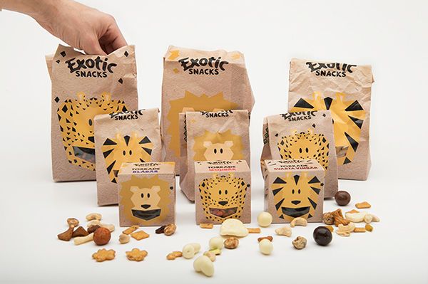 Exotic Kids Snack Packaging