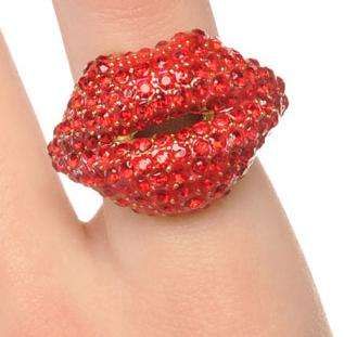 Bedazzled Smooch Rings