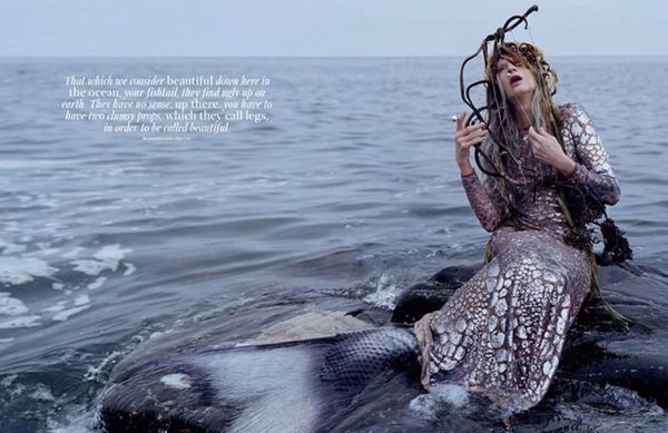 Beached Mermaid Editorials