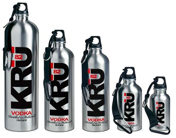 Durable Drink Containers- KRU82 Vodka Bottles Dodge Destruction