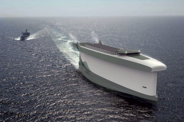 Conceptual Wind-Powered Cargo Ships