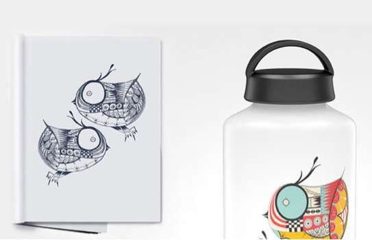 Creative Illustrated Canteens