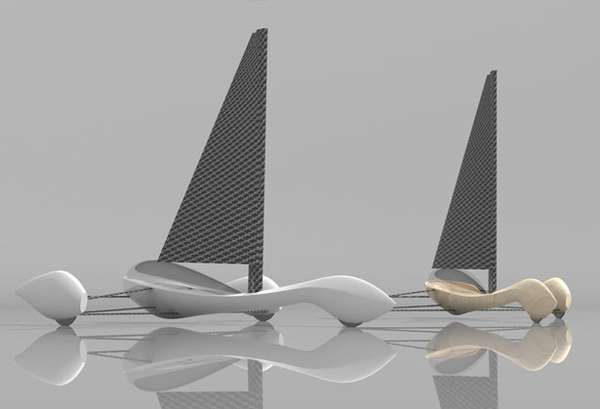 Soil-Roaming Sailboats