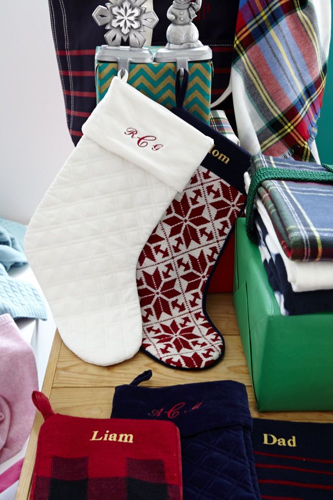 Monogrammed Holiday Accessories