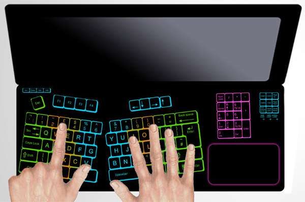 Ergonomic Touchscreen Keyboards
