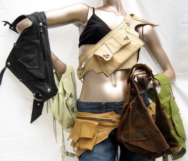 Upcycled Biker-Chic Accessories