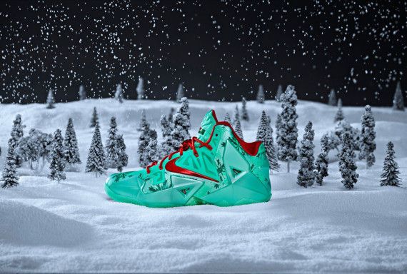 Festive Christmas Kicks lebron 11 christmas shoes