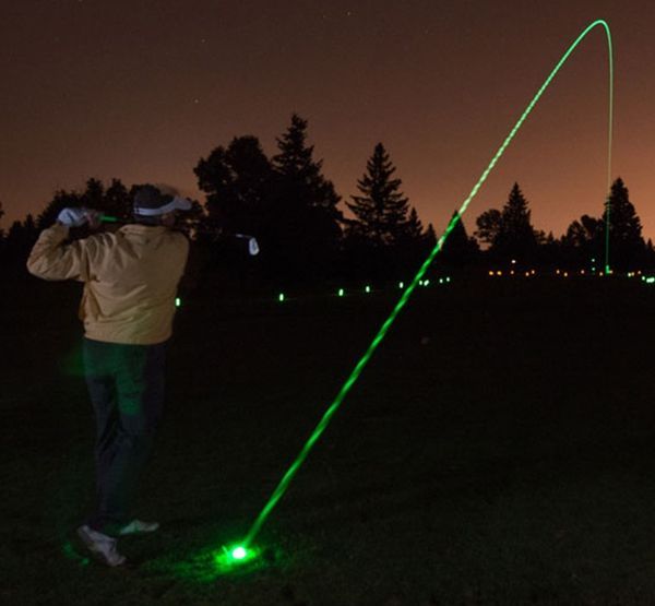 Glow-in-the-Dark Putting Equipment