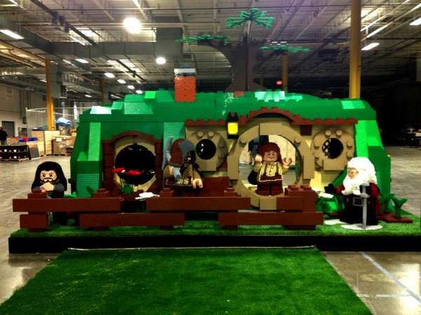 Life Sized Hobbit Home Replicas LEGO Hobbit Hole