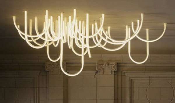 Slinking LED Chandelier