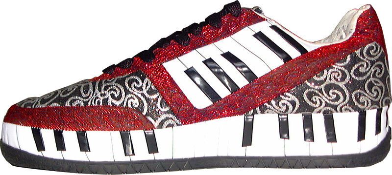 Liberace-Inspired Tennis Shoes