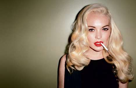 Sultry Smoking Celeb Shoots