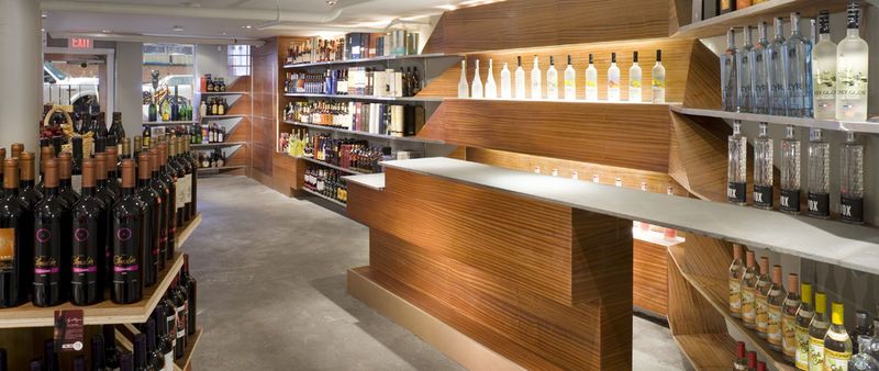 Futuristic Liquor Store Displays