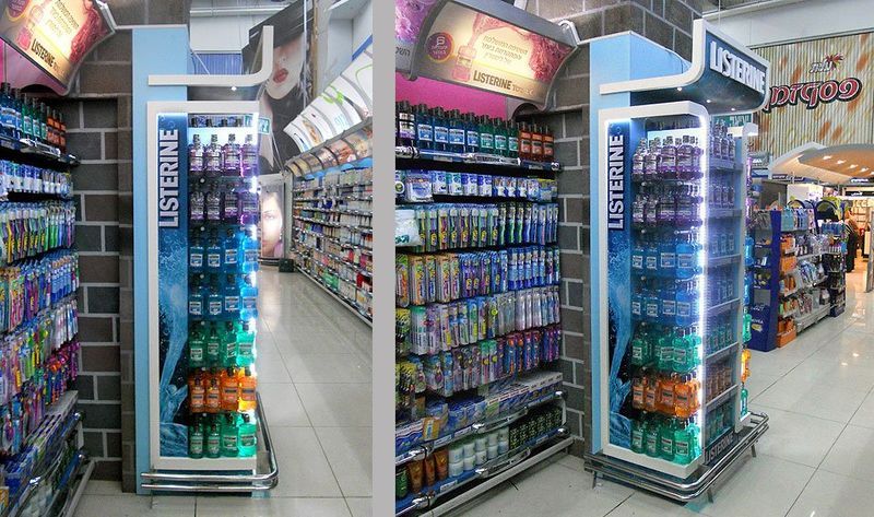 Color-Coded Mouthwash Merchandising