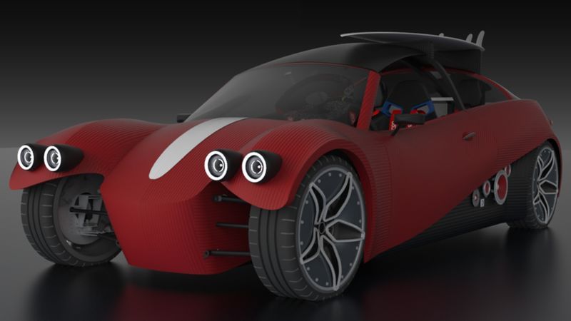 3D-Printed Electric Cars