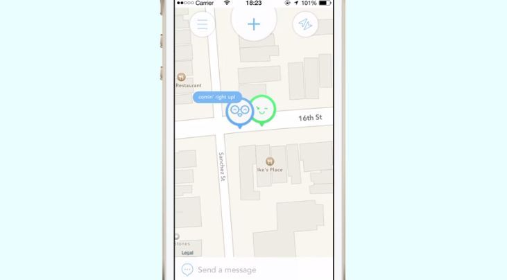 Map Messenger Apps