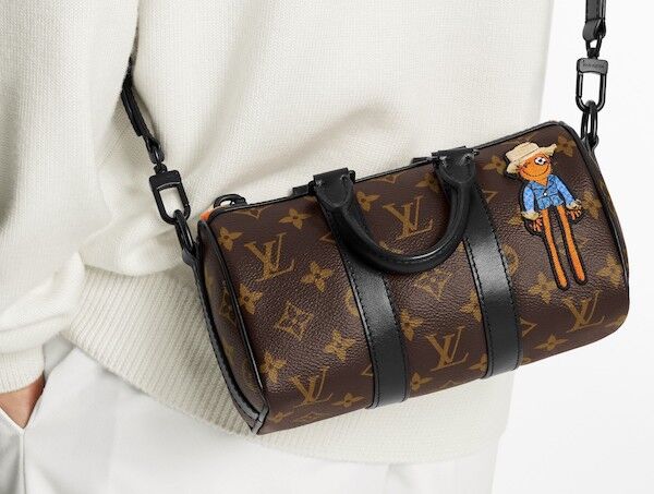 Cloth mini bag Louis Vuitton Brown in Cloth  21327994