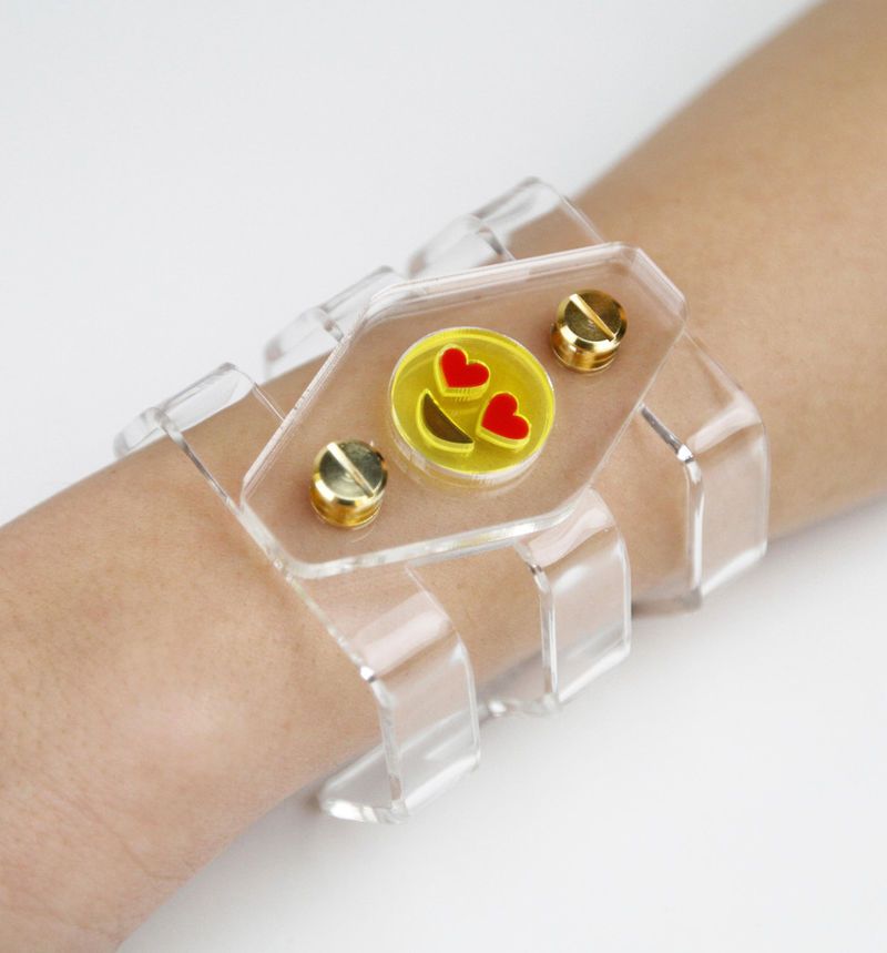 Transparent Emoji Bracelets