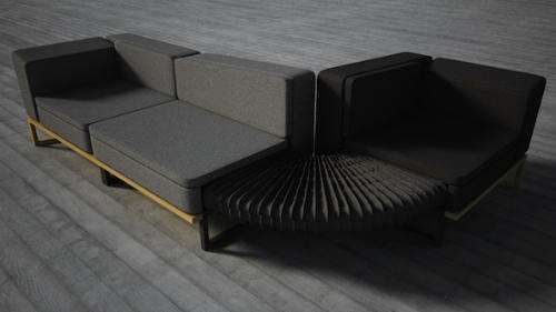 Accordion-Inspired Furniture