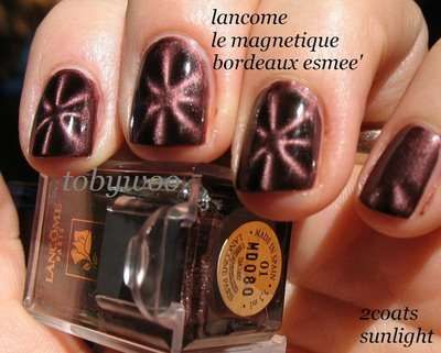 Nail Polish With Magnetic Particles