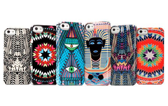 Eccentrically Patterned Phone Shields