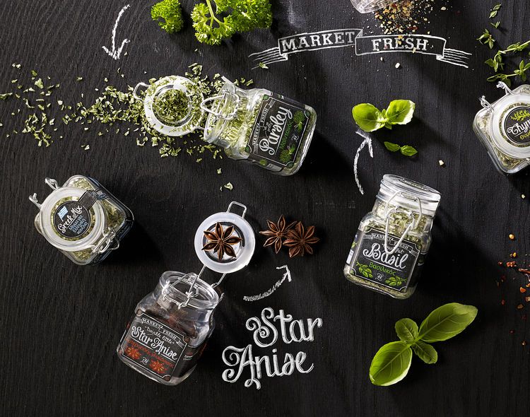 Chalkboard Spice Labels