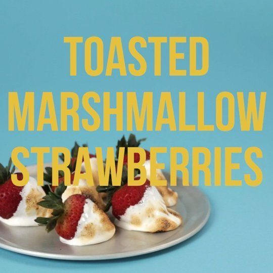 Toasted Marshmallow Strawberries