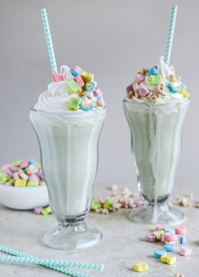 Boozy Cereal Milkshakes