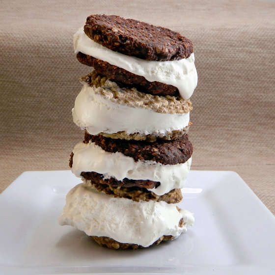 Towering Ice Cream Sandwiches 