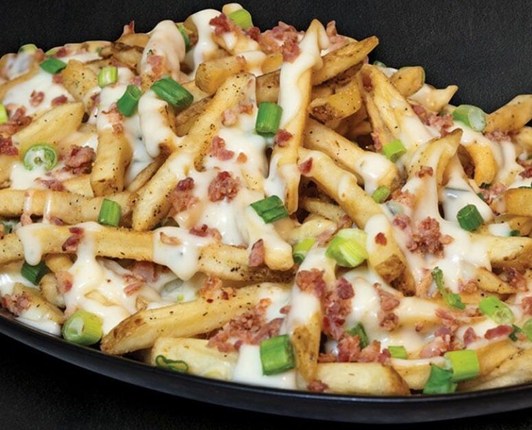 Crispy Queso-topped Fries : Mega Loaded Queso Fries