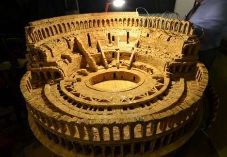 Corked Colosseum Sculptures