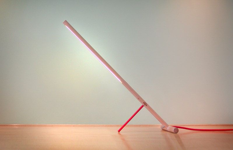 Slanted Stick Lamps