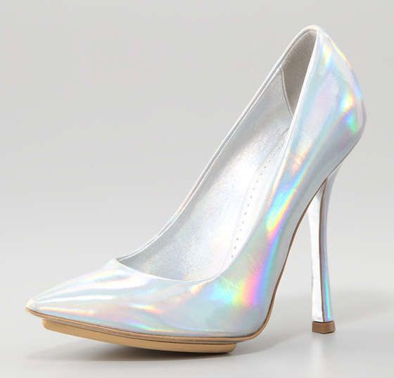 Holographic Pointed Heels