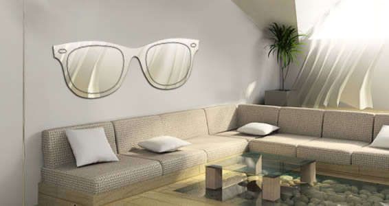 Reflective Eyewear Wall Decals