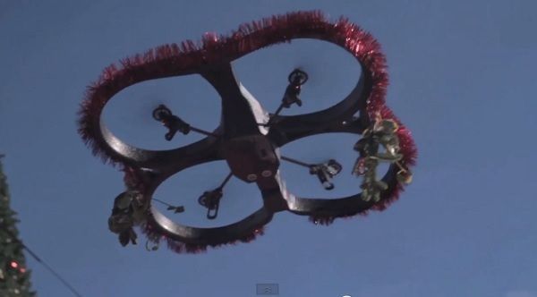 Romantic Holiday Mistletoe Drones