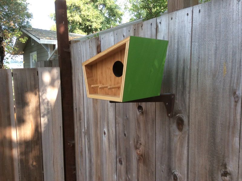 Mid-Century Contemporary Birdhouses