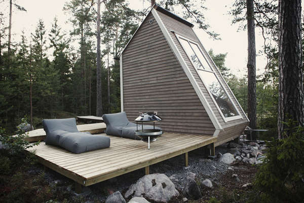 Výsledek obrázku pro modern cottages in woods
