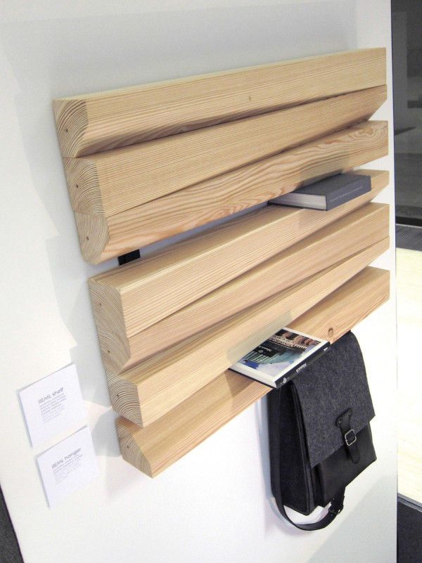 Stacked Wood Shelving