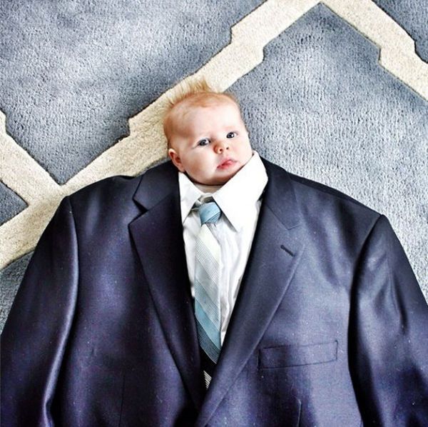 Suited Baby Photography