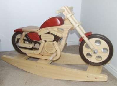 Wooden Motorcycle Rockers