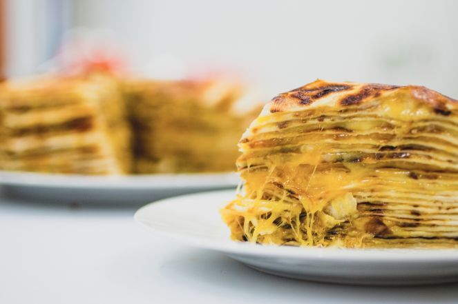 Cheesy Quesadilla Cakes