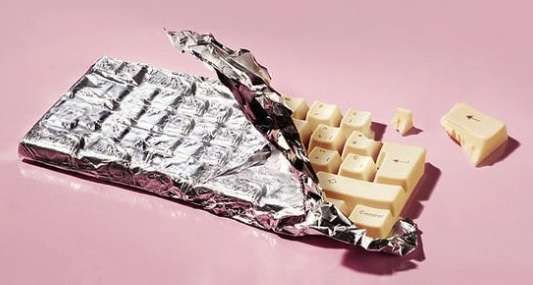 White Chocolate Keyboard Ads