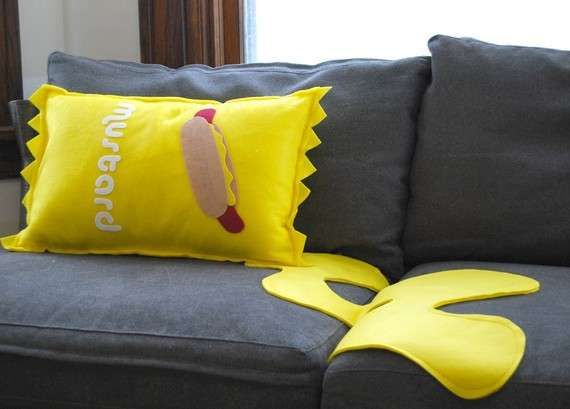 Messy Condiment Cushions