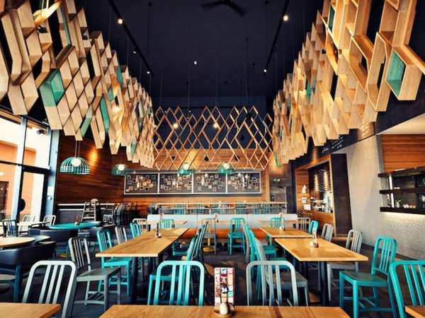 Tetris-Inspired Eateries