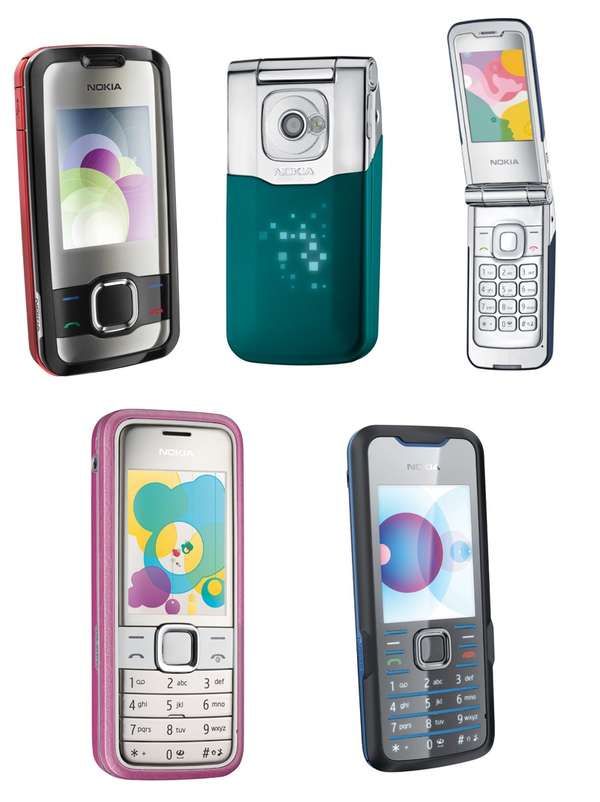 Fashion Phones in Brilliant Colours