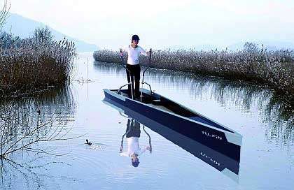 Nordic Walking on Water