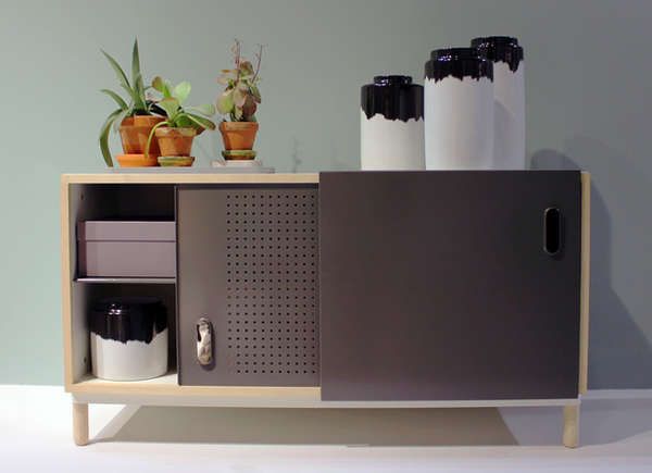 Perforated Storage Furniture