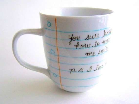 Handwritten Cup Designs