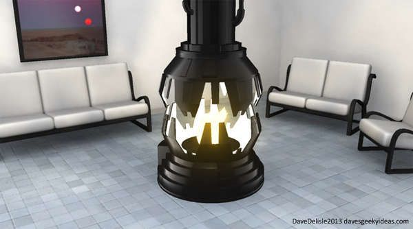 Sci-Fi-Inspired Fireplaces