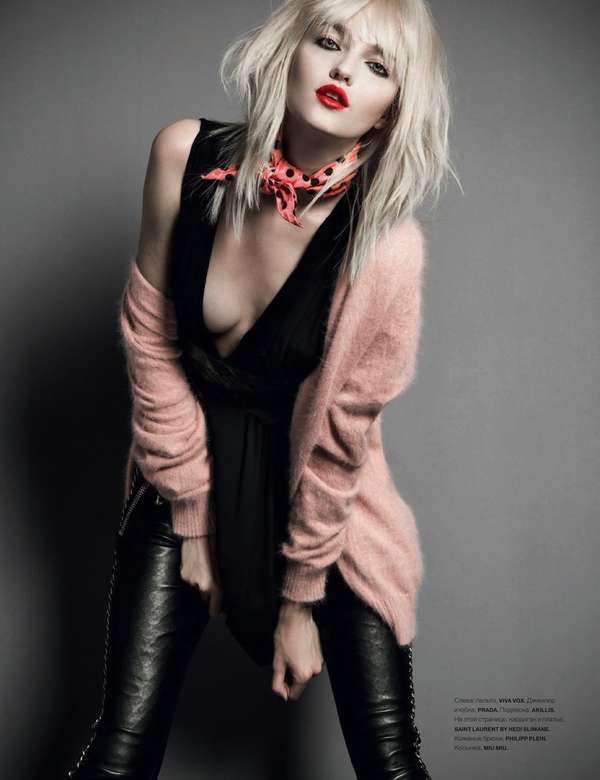 Pink Punk-Inspired Editorials